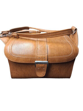 Vintage Samsonite Scandia Carry On Cosmetic Case Tan Shoulder Bag Luggage